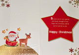 Godson Christmas - Santa Red Stars