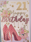 21 Female Birthday - Shoes (pink)
