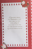 Wife Christmas - Large 8 Page Red With love