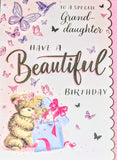 Granddaughter Birthday - Large Cute Beautiful Birthday