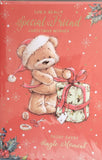 Friend Christmas - Cute Red Bear