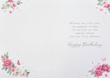 Granddaughter Birthday - Traditional Flower Heart