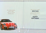 Brother Birthday - Traditional Car Words