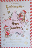 Goddaughter Christmas - Cute Pink Star