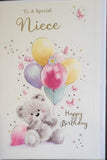 Niece Birthday - Cute grey Bear