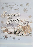 Friend Christmas - Winter scene