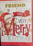 Friend Christmas - Cute Bear Merry