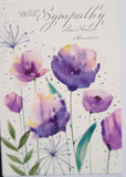 Sympathy - Purple Flowers