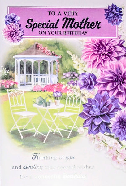 Mother Birthday - Traditional Purple Flowers