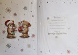 Brother & Sister In Law Christmas - Cute Bears Red