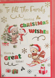 To All The Family Christmas - Cute Skiing