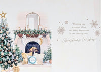 Special Couple Christmas - Traditional Fireplace & Tree