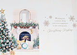 Special Couple Christmas - Traditional Fireplace & Tree