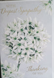Sympathy Flowers ( blank )