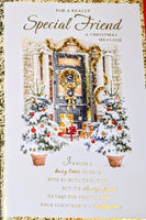 Friend Christmas - Traditional Black Door Words