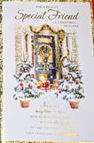 Friend Christmas - Traditional Black Door Words