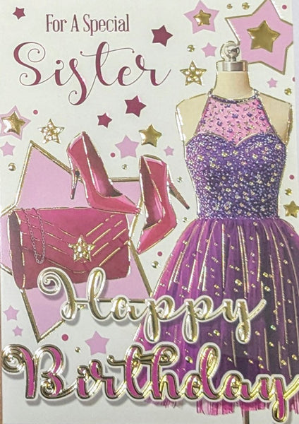 Sister Birthday - Purple Dress