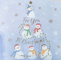 Box Of 10 Christmas Cards - Snowmen