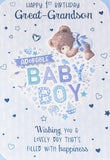 Great Grandson 1 Birthday - Cute Heart