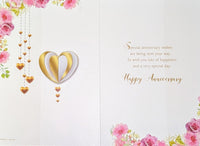 Your Anniversary - Silver & Gold Heart