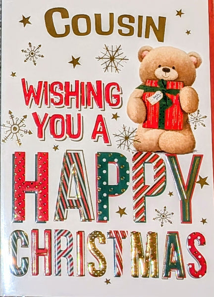 Cousin Christmas male - Cute Bear Happy