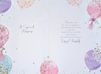 Open Female Birthday - Pink & Lilac Balloons