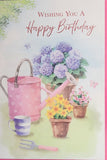 Open Female Birthday - Traditional Watering can