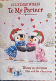 Partner Christmas - Large Cute Penguins
