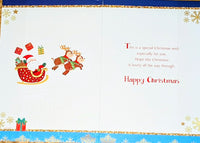Daddy From Little Girl Christmas - Santa Flying Sleigh