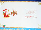 Daddy From Little Girl Christmas - Santa Flying Sleigh
