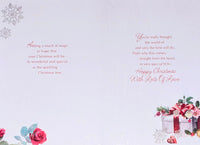 Niece Christmas - Traditional Gift Box Words