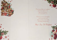 Great Grandson Christmas - Cute Bears & Stairs