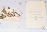 Friend Christmas - Traditional Snowy Scene Merry