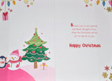 Daughter Christmas - Snowman & Penguin Wishes