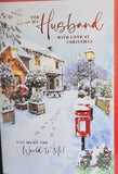 Husband Christmas - Traditional Postbox