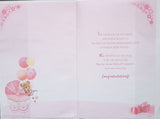 Birth of Your Great Granddaughter -  Cute Bear In pram