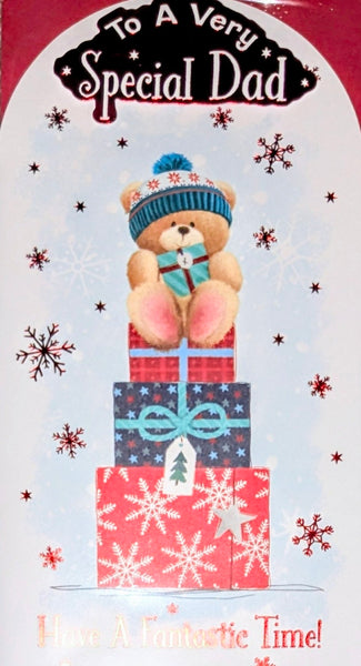 Dad Christmas - Slim Cute Bear & Gifts