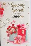 Someone Special Birthday - Flowers in gift bag