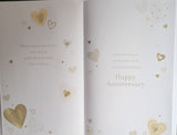 Husband Anniversary - Large 8 Page Traditional heart