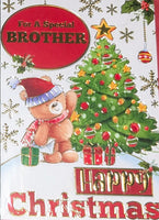 Brother Christmas - Cute Bear With Tree