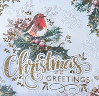 Box Of 10 Christmas Cards - Robin