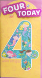 4 Girl Birthday - Platinum Animal Slim