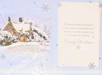 Neighbours Christmas - Traditional Snowy Scene Merry