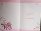 Birth of Your Granddaughter -  Cute Bear In Balloon
