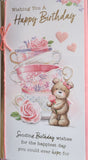 Open Female Birthday - Slim Cute Teacups