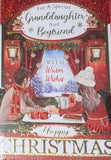 Granddaughter & Boyfriend Christmas - Traditional Couple