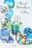 Great Grandson Birthday - Gifts, Cake & Balloons