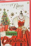 Niece Christmas - Dress And tree