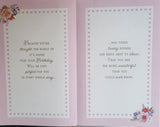 Granddaughter Birthday - Large 8 page Traditional lilac