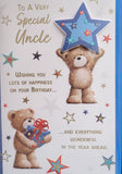 Uncle Birthday - Cute Bear & Star